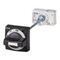 Door Coupling Rotary Handle | Lockable with Padlock | IP66 Protection | Black by Eaton