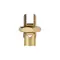 Brass Line Tap 70MM | Durable Brass Construction | Ideal for Plumbing & Irrigation by Tuff