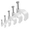 Flat Nail In Clip for 4.0mm T&E | Secure Fastening | Pack of 500 | Tuff