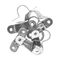 Hot Dipped Galvanised Full Saddle for 40mm Tubing | Corrosion Resistant | Durable Construction by Tuff