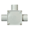 32mm 3 Way Adaptable Junction Box | Shallow Design | High-Quality Plastic | Versatile Conduit Connections by GTS