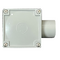 32mm Adaptable Junction Box | 1 Way Entry | Shallow Profile | Durable by GTS