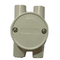 25mm Shallow Junction Box H Style | Durable Plastic or Metal | Easy Conduit Connections | Compact Design by GTS
