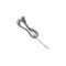 Flexible Power Cable with Plug | 1.7M Length | 10 Amp Current Rating | 3 Core Grey by GTS