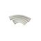 25mm Sweep Bend 90° | Durable Plastic | Smooth Cable Routing | White Finish by GTS