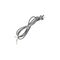 Flexible Power Cable 3M 10Amp 3Core Grey | Durable Outer Sheath | Ideal for Residential & Commercial Use by GTS