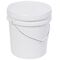 10L Plastic Bucket with Lid | Durable Plastic | Versatile Use | White by CW Brands