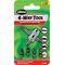 4-Way Valve Tool with 4 Replacement Cores | Valve Core Removal & Thread Tapping | Automotive & A.C. Compatible by CW Brands