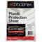 Plastic Drop Sheet | Disposable Surface Protection | Protects Paint Drips & Dust | Versatile Use by CW Brands