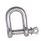 D Shackle 8.00mm | Durable Steel Construction | Pack of 10 | Medium-Duty by United Manufacturers Australia