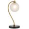 FELTON TABLE LAMP BLACK MARBLE