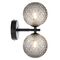 FELTON 2 LIGHT WALL LIGHT BLACK
