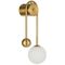 FELTON ARM WALL LIGHT ANTIQUE GOLD