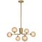 FELTON 6 LIGHT PENDANT ANTIQUE GOLD