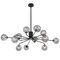 FELTON 12 LIGHT PENDANT BLACK