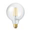 E27 G125 8w LED GLOBE CLEAR DIM