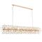 LERIDA 18 LIGHT RECTANGULAR PENDANT