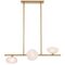ZECCA 3 LIGHT HORIZONTAL PENDANT