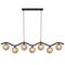 ORTON 7 LIGHT PENDANT BLACK