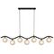 ORTON 7 LIGHT PENDANT BLACK