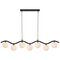 ORTON 7 LIGHT PENDANT BLACK