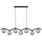 ORTON 7 LIGHT PENDANT BLACK