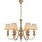 SIEDEL 6 LIGHT PENDANT W/SHADE