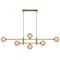 TYSON 6 LIGHT PENDANT ANTIQUE GOLD