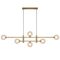 TYSON 6 LIGHT PENDANT ANTIQUE GOLD