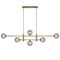 TYSON 6 LIGHT PENDANT ANTIQUE GOLD