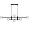 TYSON 6 LIGHT PENDANT BLACK