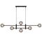 TYSON 6 LIGHT PENDANT BLACK