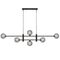 TYSON 6 LIGHT PENDANT BLACK