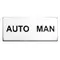 2 Position Engraved Legend Plate (AUTO/MAN)