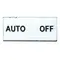 2 Position Engraved Legend Plate (AUTO/OFF)
