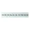 Terminal Marker Strip 251-260 To Suit 2.5mm