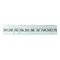 Terminal Marker Strip 261-270 To Suit 4.0mm