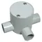 Deep Junction Box 3 way 25mm