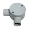 Shallow Junction Box 2 way Angle 25mm