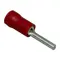 Pre-Insulated Pin Terminal – Single – Red – 12mm