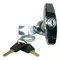 Chrome T handle lock with CL001 key type