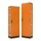 Cable chamber with door & perforated mounting plate – 400w x 2000h x 375d – Orange
