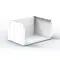Fixed Compartment With Mounting Plate 400 x 600 x 300