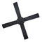 DC Ceiling Fan 48" Black 4 Blade | Energy Efficient | Low Noise Operation | Durable ABS by Fantech