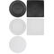 Round Grille with Tri-LED for 8" Exhaust Fan | White Finish | Compatible with Fantech by Fantech