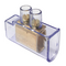 Double Screw Connector 10mm2 | Clear Body | 2 Connection Points of 16.0mm | Secure Design by Tuff