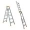 Dual Purpose Ladder 6 Step | Adjustable Height 1.75-3.14m | 150kg Load Capacity | Pro-Lite Aluminium by Gorilla Hartman