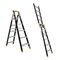 Dual Purpose Ladder 6 Step | 1.75 - 3.13m Reach | 150kg Load Capacity | Pro-Lite Fibreglass by Gorilla Hartman