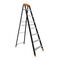 Single Sided A-Frame Ladder 8 Step | 2.35m Height | Pro-Lite Fibreglass | 150kg Load Capacity by Gorilla Hartman