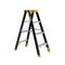 Double Sided A-Frame Ladder 4 Step | 1.15m Height | 150kg Load Capacity | Pro-Lite Fibreglass by Gorilla Hartman